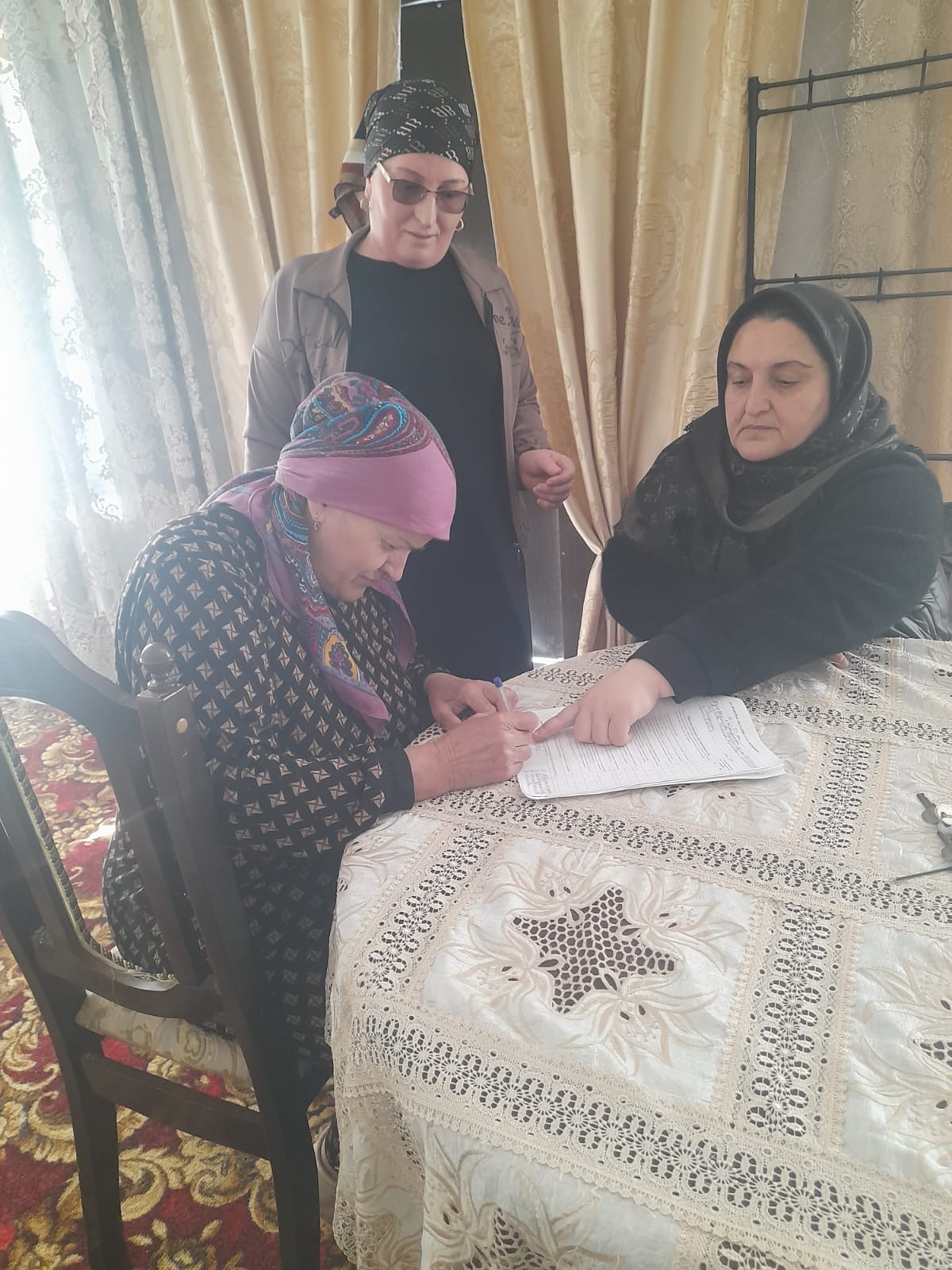 Командировка в селения Шодрода