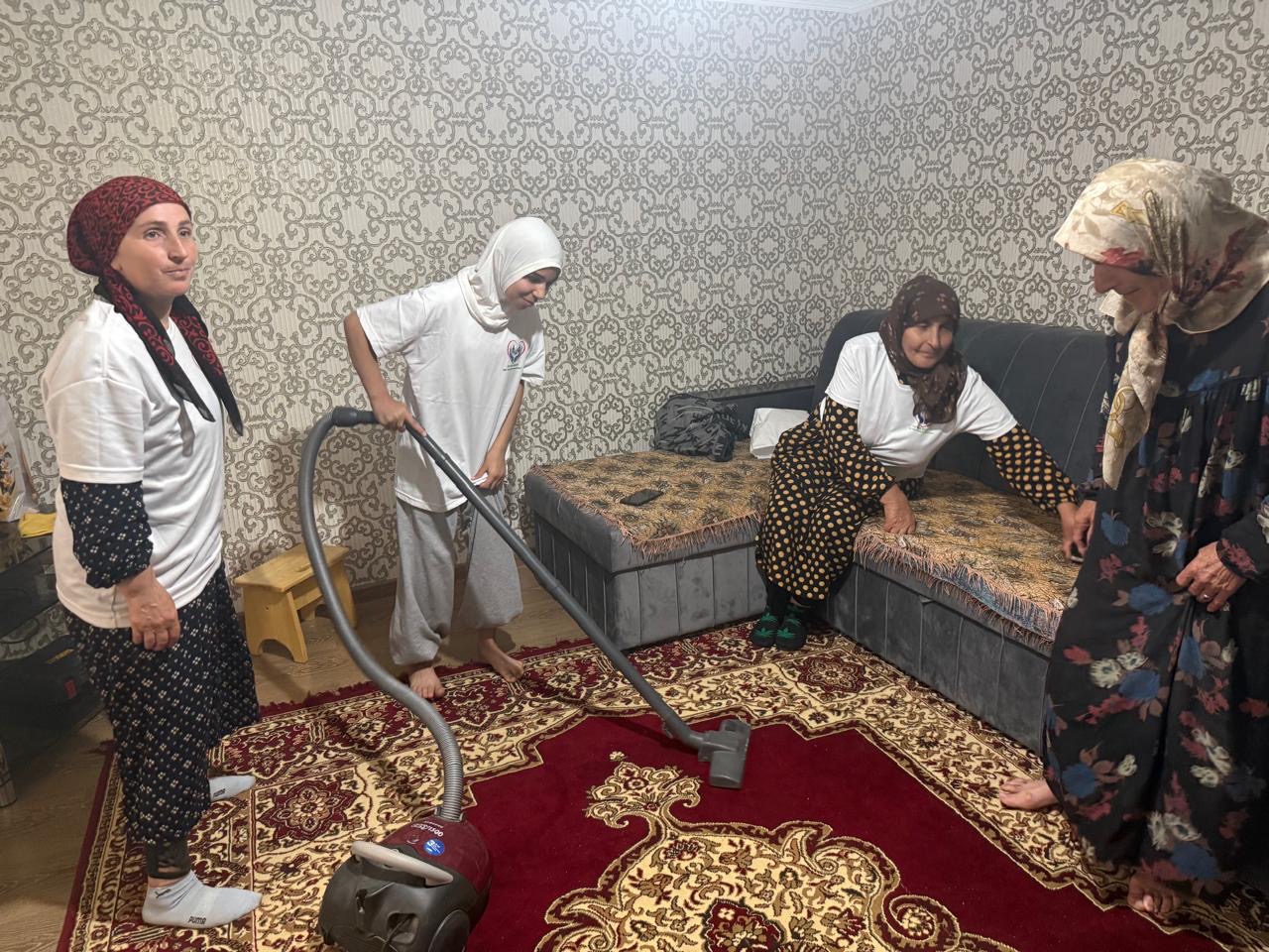 В селение Хелетури оказание социальных услуг !